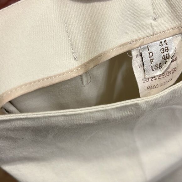 Brunello Cucinelli Cream Ankle Pants - Picture 12 of 12